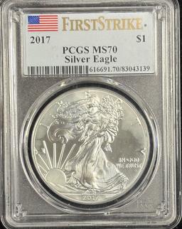 2017 American Silver Eagle PCGS MS-70