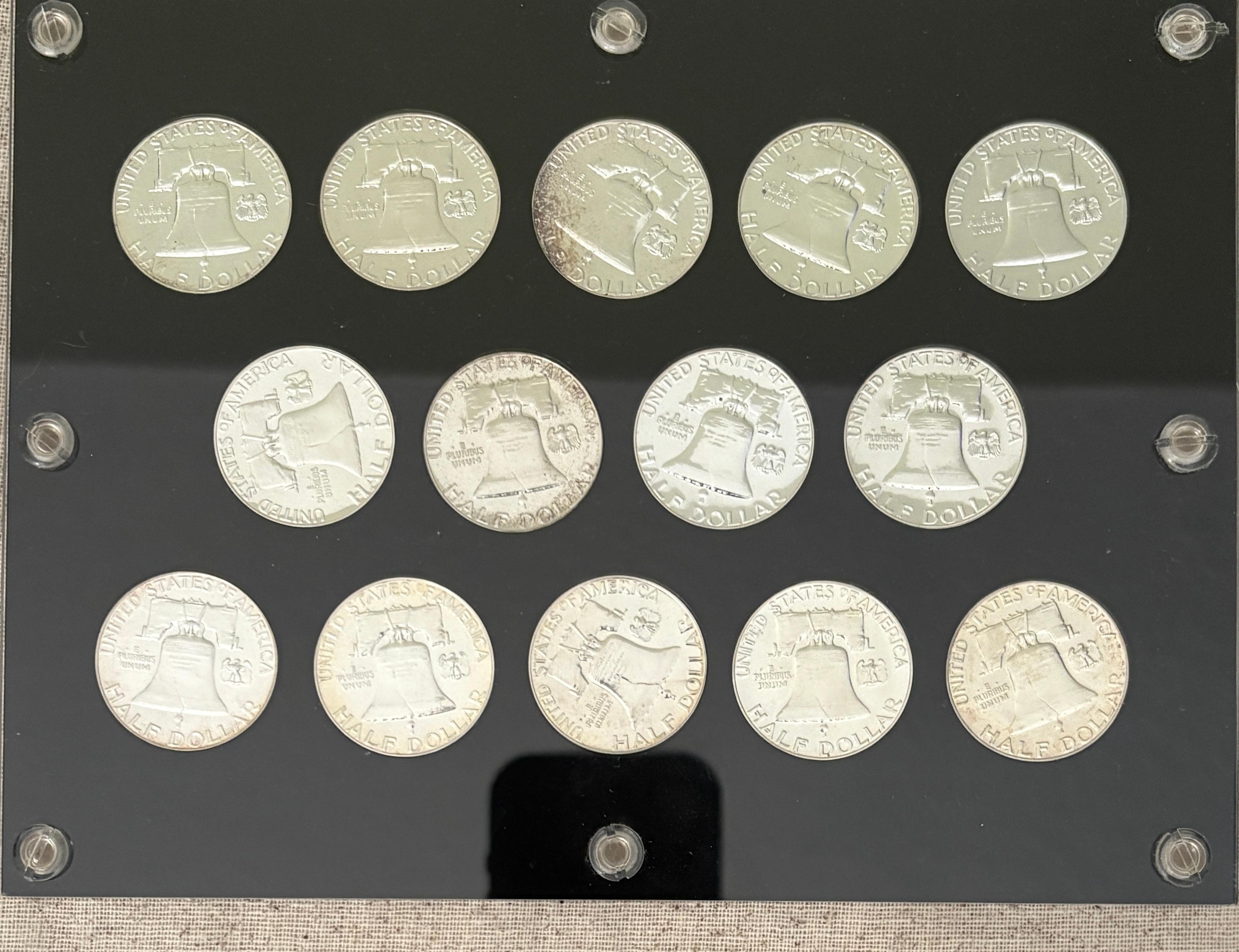 US Proof Franklin Half Dollar Beautiful Set