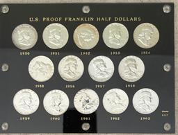 US Proof Franklin Half Dollar Beautiful Set