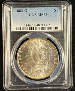 1883-O Morgan Dollar PCGS MS-63