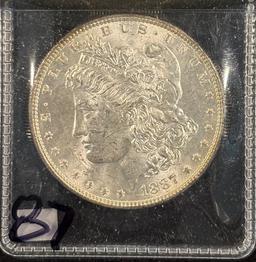 1887 Morgan Dollar MS64