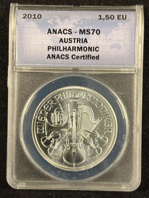 2010 Austria Philharmonic ANACS MS-70