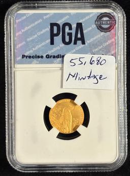1911-D $2.5 Gold Indian Strong D PGA Strong D