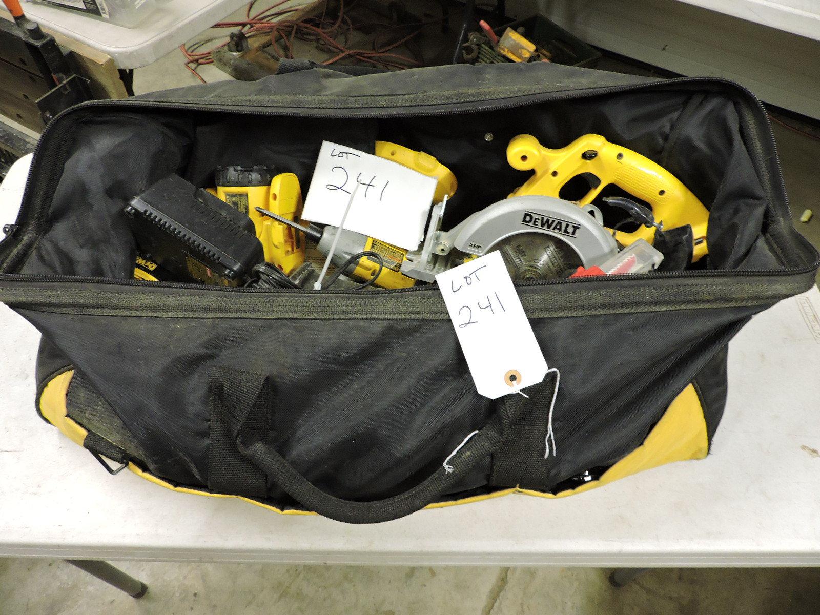 DeWalt Power Tool Set with Carry Bag - Read Details Below:
