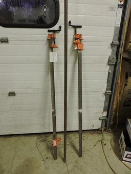 Pipe Clamp Lot: 3 Clamps, see below.