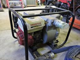 HONDA Trash Pump - Model WT20X with 2 Hoses