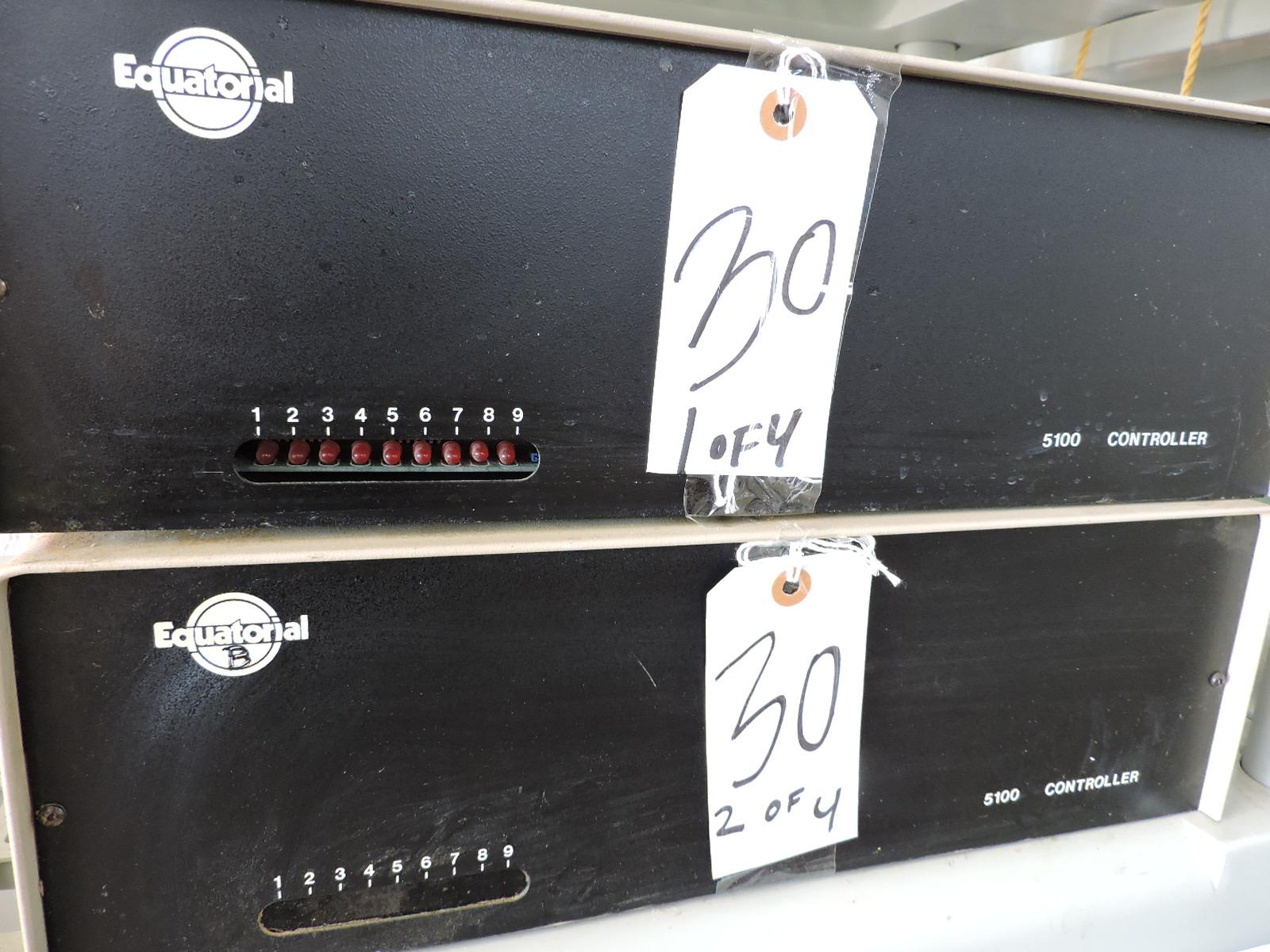 EQUATORIAL 5100 CONTROLLER - Lot of 4 Units - Used for Communication with Satellites