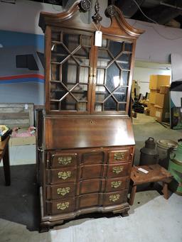 Combination HUTCH / SECRETARY - Approx. 75" Tall X 34" Wide X 20"