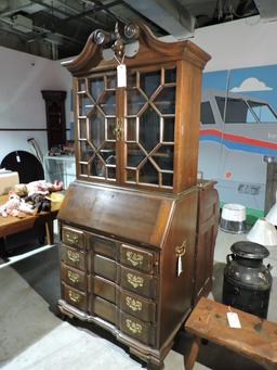 Combination HUTCH / SECRETARY - Approx. 75" Tall X 34" Wide X 20"