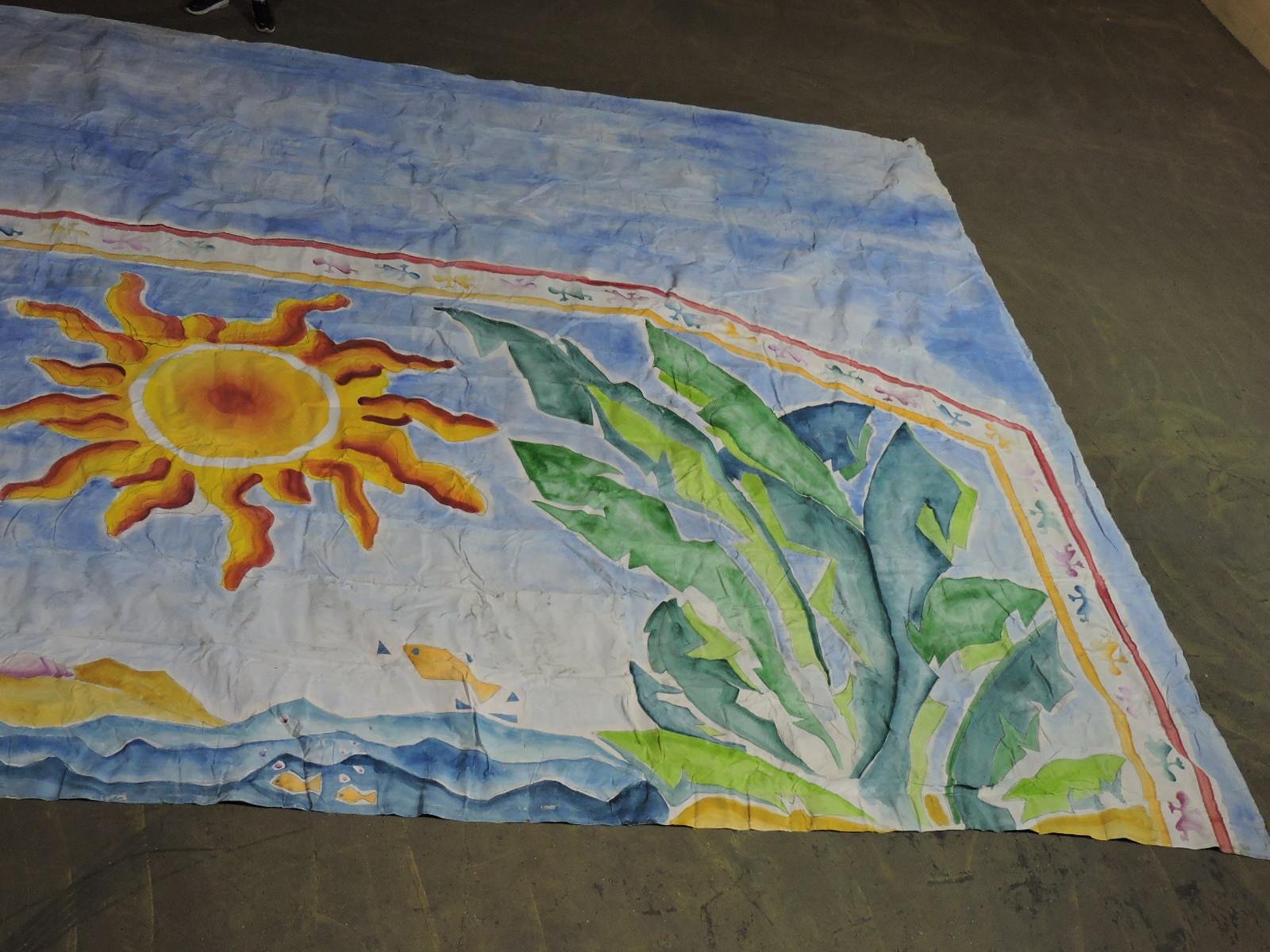 'CALYPSO JOE' JUNGLE SCENE - Backdrop - 25' 3" Wide X 17' 9" Tall