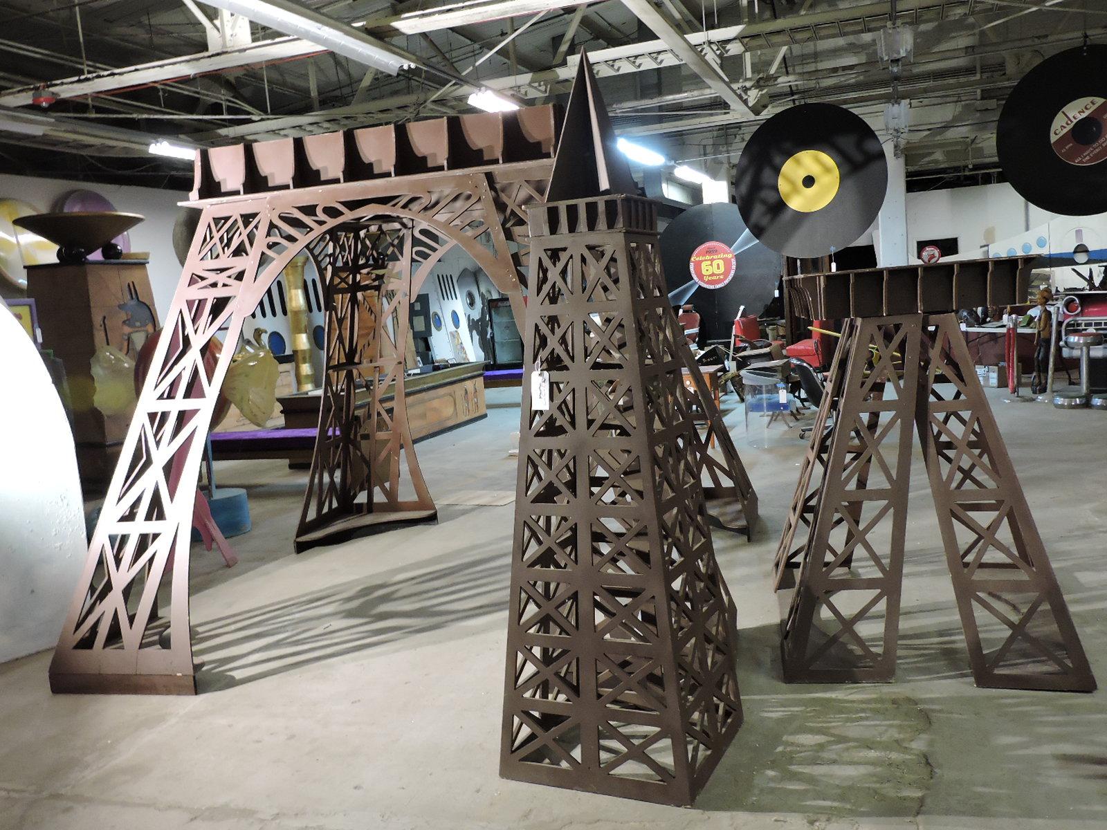 GIANT EIFFEL TOWER MODEL -- Just over 20 Feet Tall