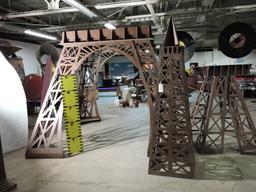 GIANT EIFFEL TOWER MODEL -- Just over 20 Feet Tall