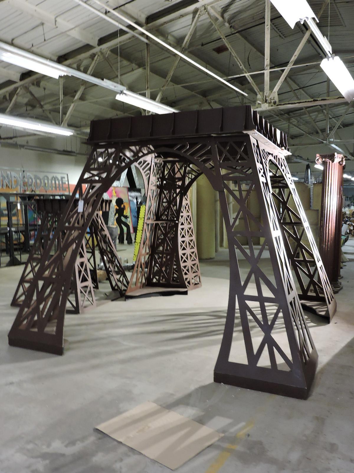 GIANT EIFFEL TOWER MODEL -- Just over 20 Feet Tall