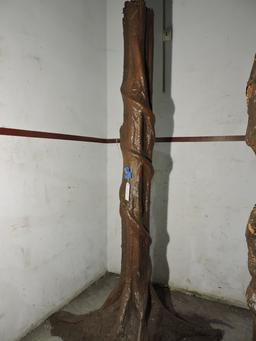 Spooky Halloween Tree - Fiberglass - No Branches - Approx 9 FT