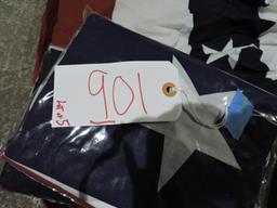 Red, White & Blue Patriotic Fan Bunting / Approx. 72" Wide X 36" Tall - 5 TOTAL