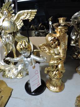 Pair of Cherub Candle Holders