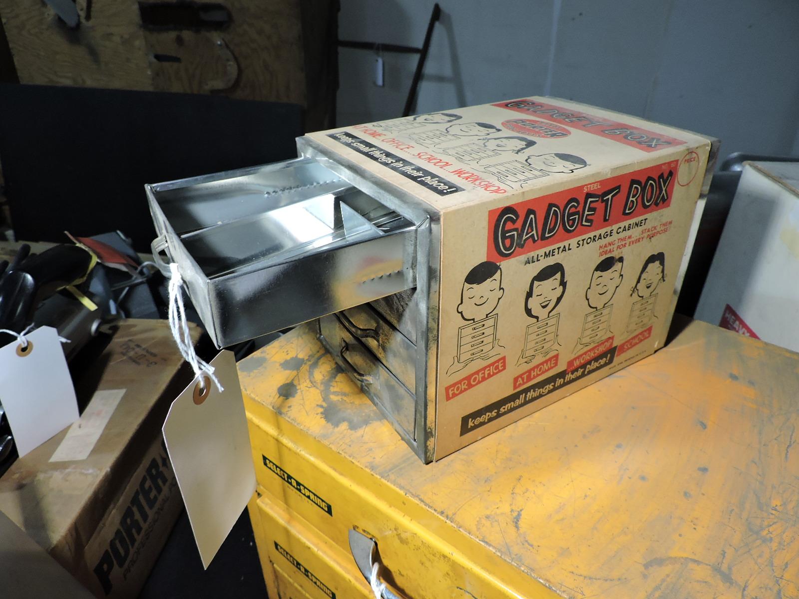 Vintage Retro 'Gadget Box' by Handy Porter Tool Boxes