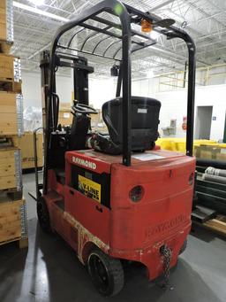 RAYMOND 4700C30 Electric Forklift - 3000 LB Capacity / Triple Mast / Side Shift - with Charger