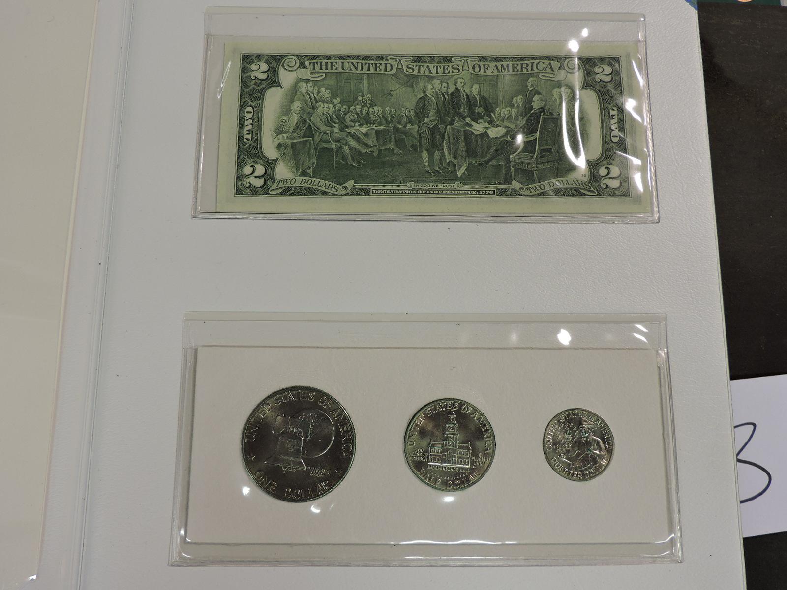 1776 - 1976 Bicentennial Proof Set -- from the Danbury Mint