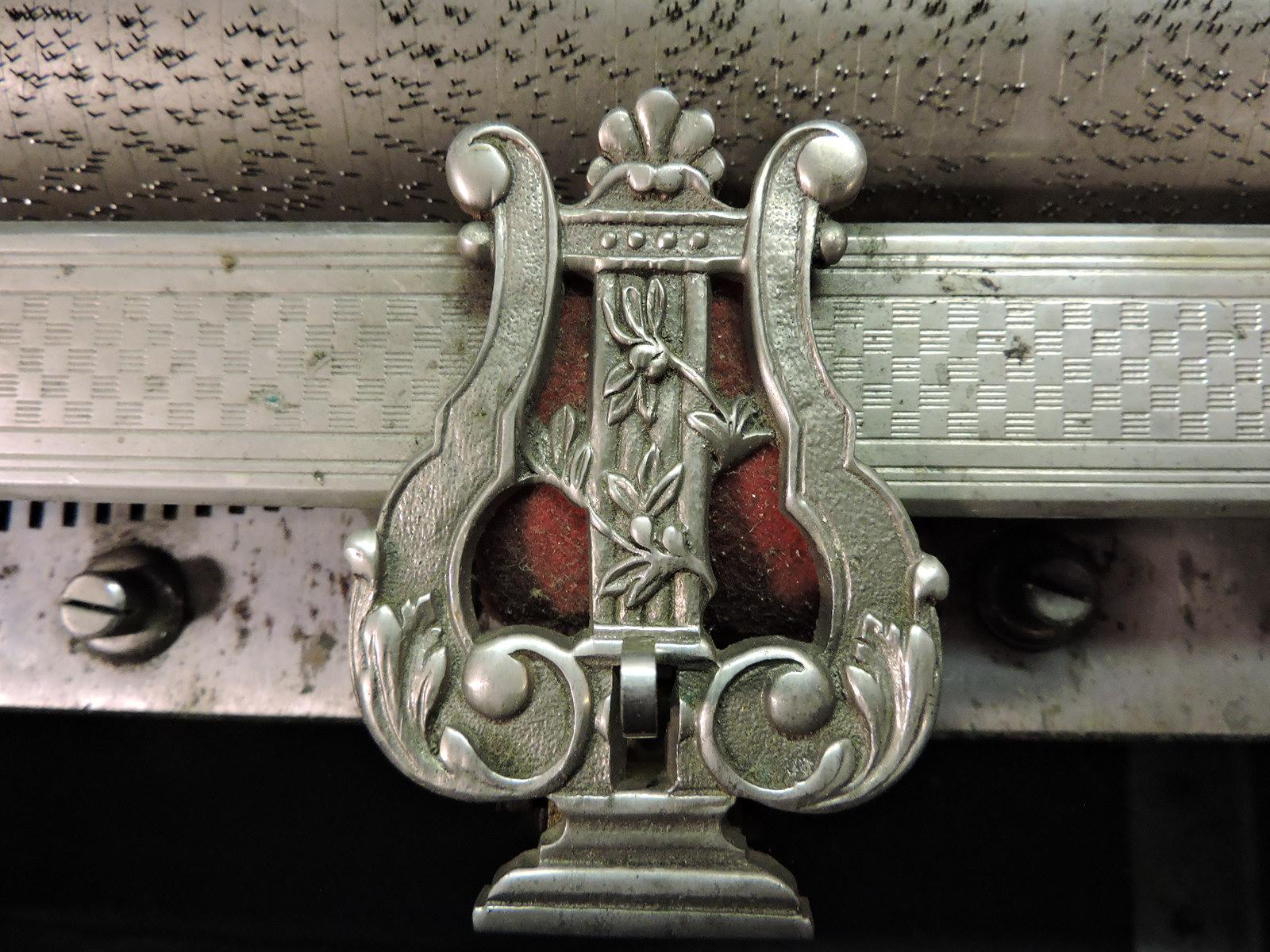 1886 JACOT'S 10-Song Cylinder Music Box - Appears Complete