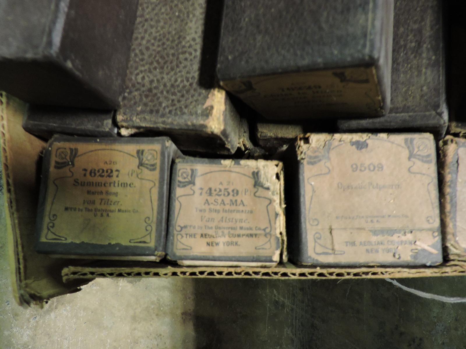 11" Player Piano Song Rolls - Apprx. 40