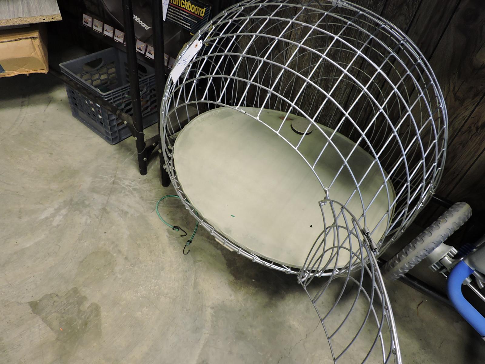 Modern Egg-Shaped Pet Kennel -- Good Condition
