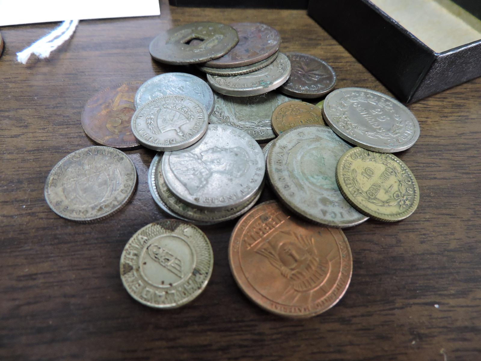 Large Variety of Vintage Foreign Coins -- See Photos