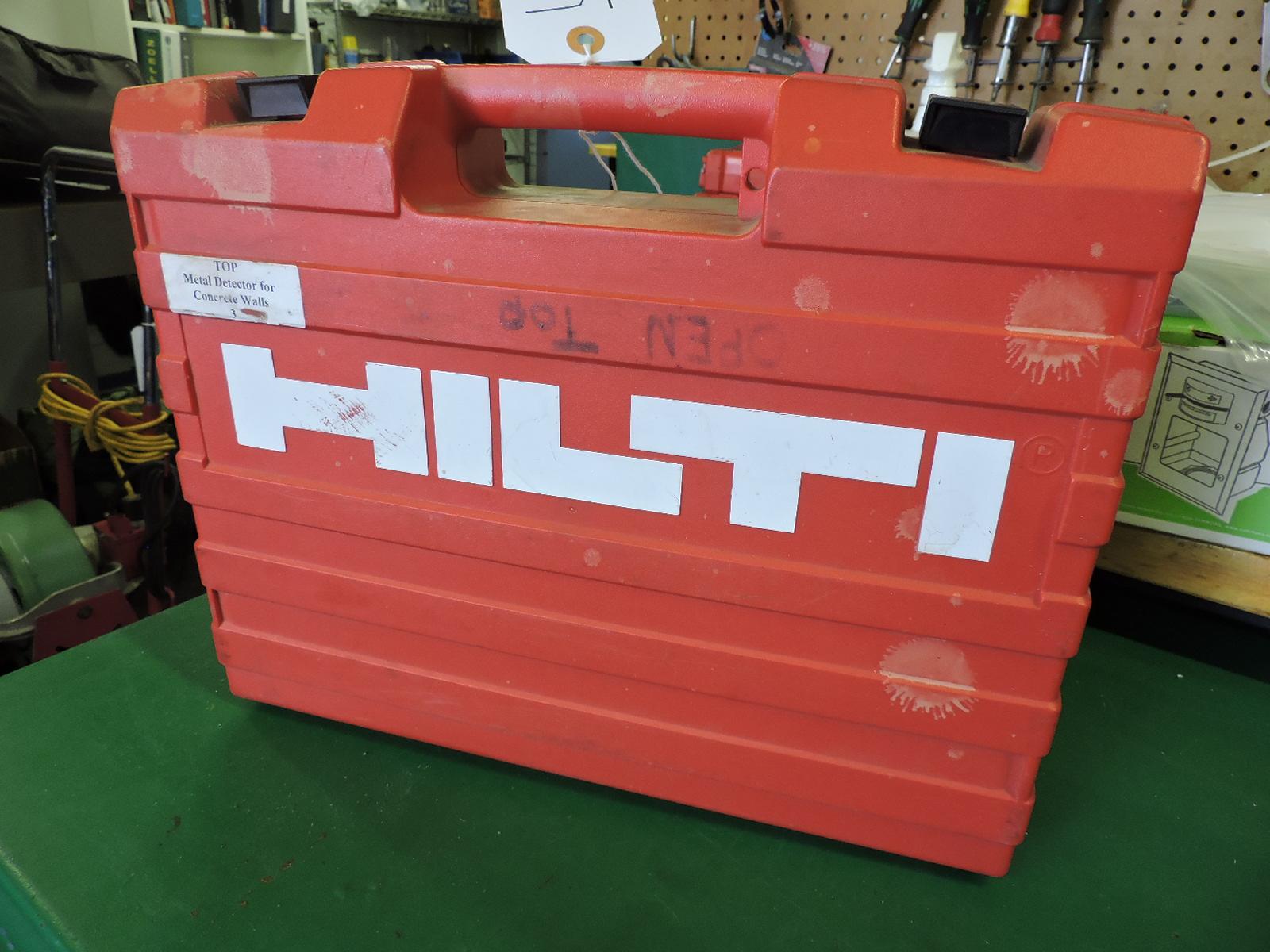 HILTI Brand - Metal Detector for Concrete Walls - with Case