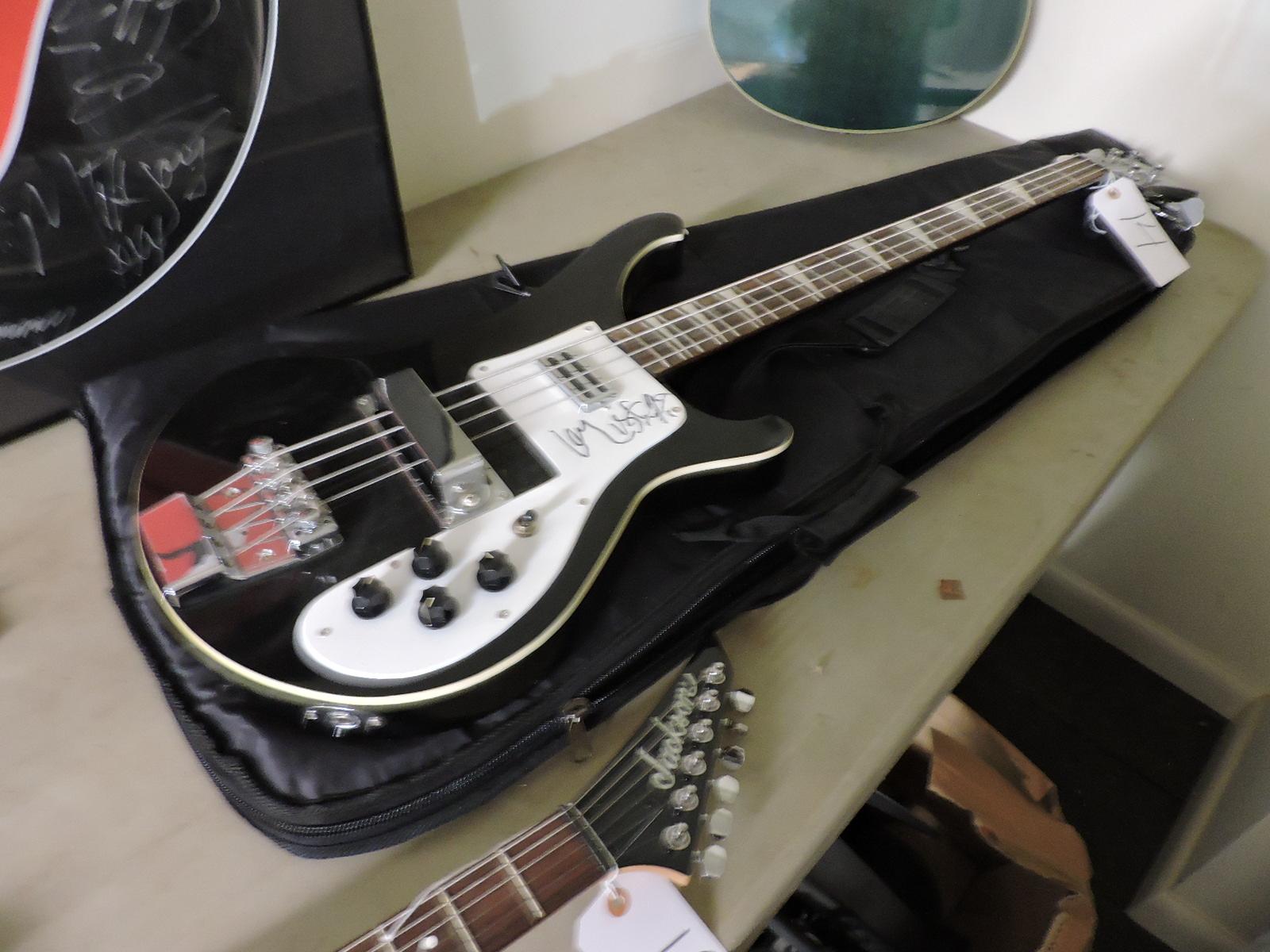 AUTOGRAPHED RICKENBACKER BASS GUITAR - Signed by Lemmy Kilmister from MOTORHEAD