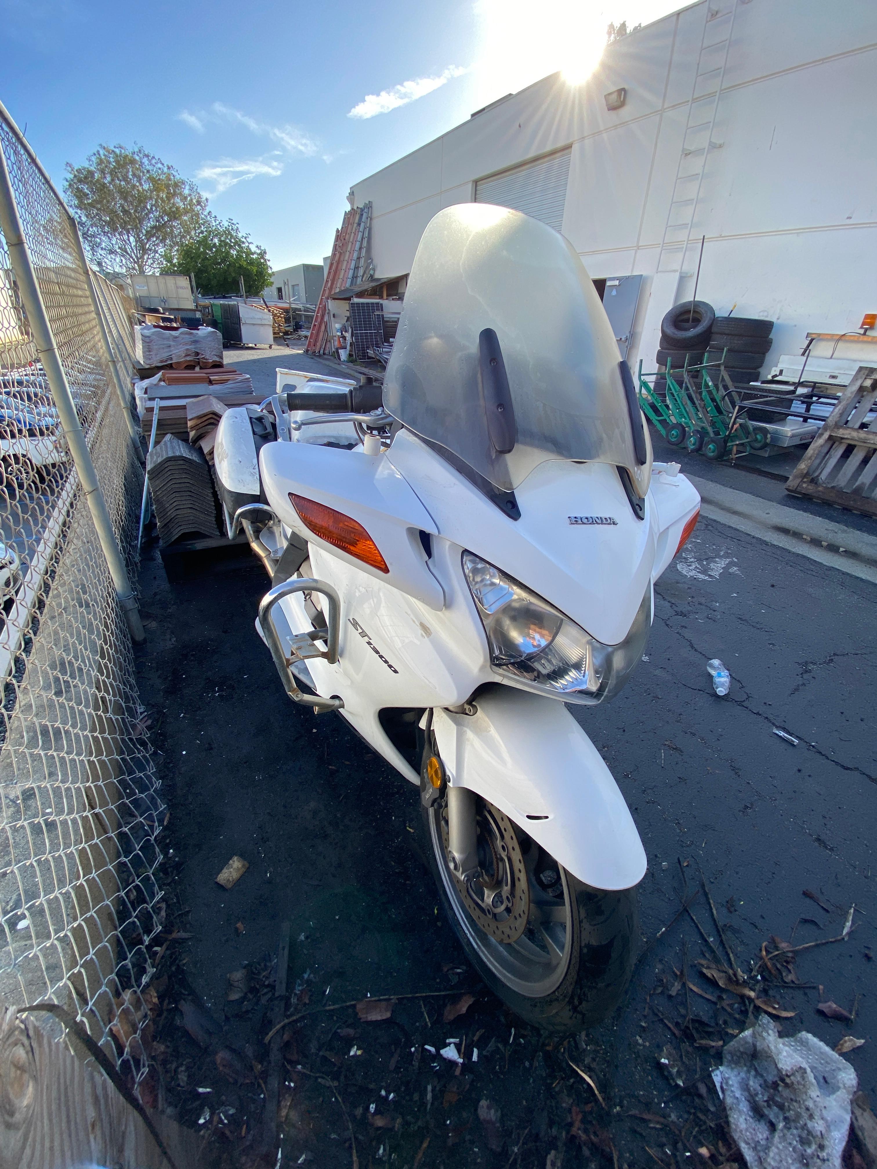 2006 Honda ST1300P Motorcycle - White Color