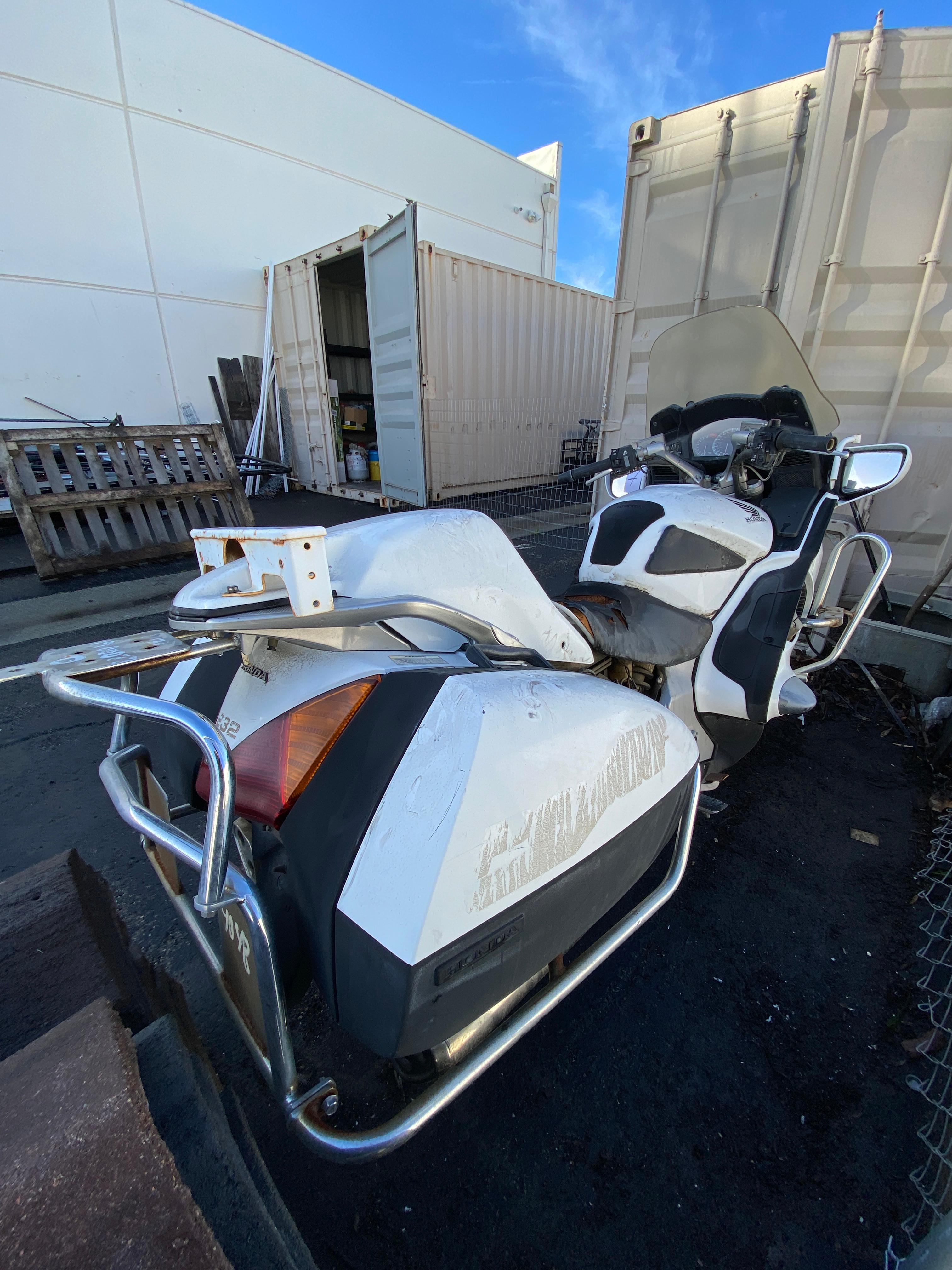 2006 Honda ST1300P Motorcycle - White Color