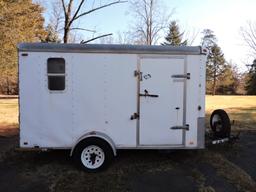 CARRY-ON Brand - Enclosed Cargo Trailer 11,.5' Long X 6' Wide X 8' Tall / with Ramp