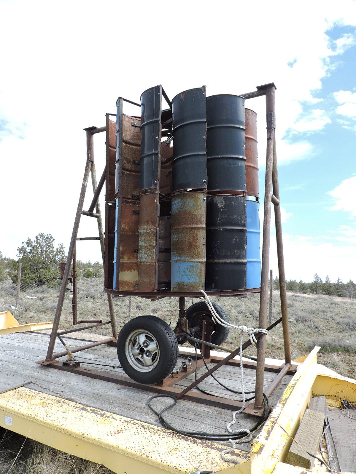 Large Custom-Built Vertical Windmill / Appears Functional