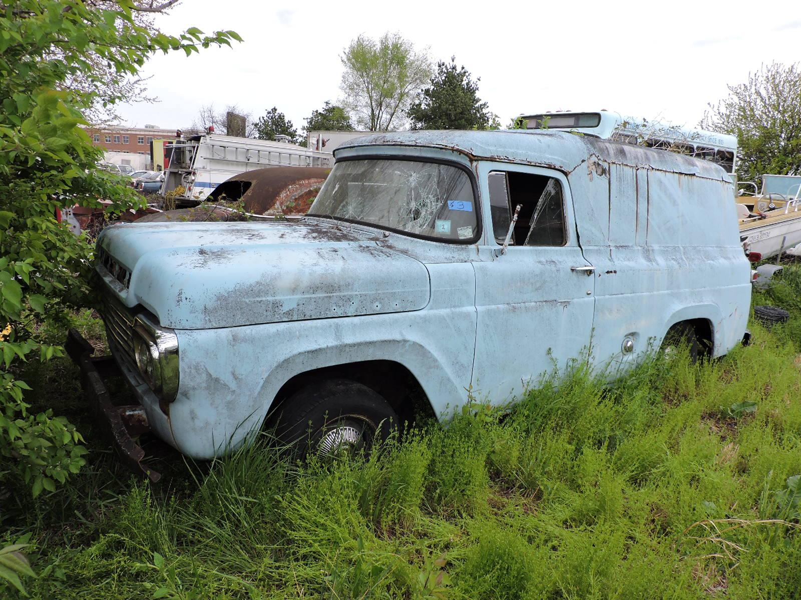 1959 Ford F100 2-Door Delivery - Former City of San Francisco Municipal Vehicle