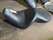 MOTORCYCLE SEAT - Leather, Double, USED, Very Good Condition