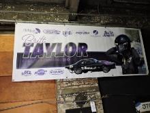 Britt Taylor Racing Banner - 36 in x 80 in