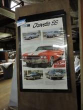 Framed Poster / 1970 Chevelle SS / 24" X 36"