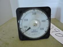 General Electric A-C Amperes / Amp Meter - Cat. 50-103101 LSSF2 / Type AB-40