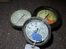 McDaniel, Marsh and Ashcroft pressure Gauges lot of 3