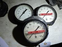 Marshalltown/USG Pressure Gauges lot of 3