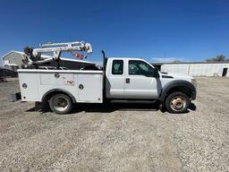 2014 Ford F450 Extra Cab Utility + Crane / 4X4 Gas - Located: San Angelo, TX