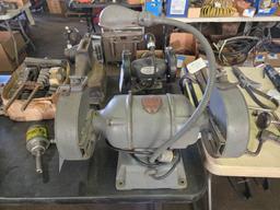 Cincinnati Industrial HD 8" Dual Bench Grinder with Light