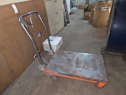 Rolling Lift Cart / 20" X 32" Platform