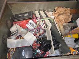 (2) Drawers Resistors, Capacitors, Switches Etc.
