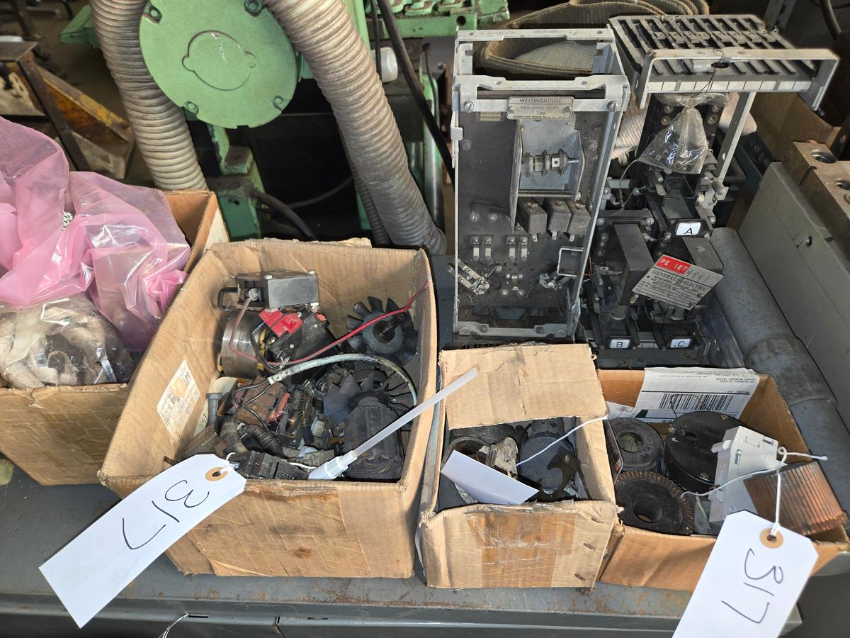 Asst. Capacitors, Motor Parts Etc.