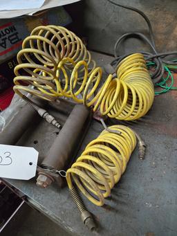 Roller, Air Lines, Grease Gun, Oiler, Baskets Etc