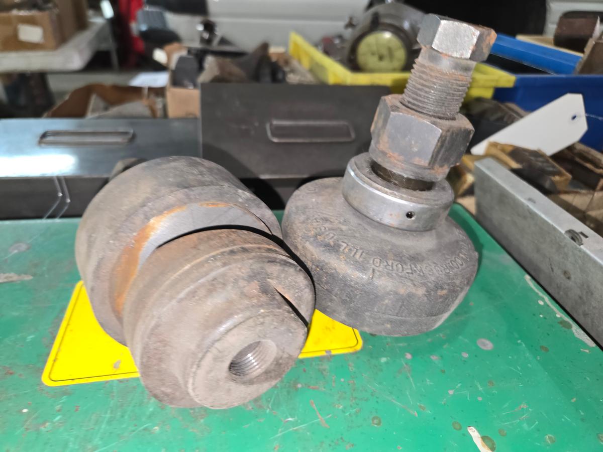 Pair of Knockout Punched --- 2-7/8" and 3-1/2"