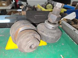 Pair of Knockout Punched --- 2-7/8" and 3-1/2"