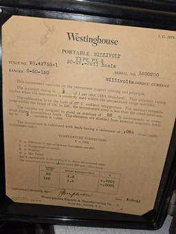 Westinghouse PX-5 Portable Millivolt - Vintage