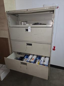 Steel Lateral File Cabinet and Brother Ink Cartridges